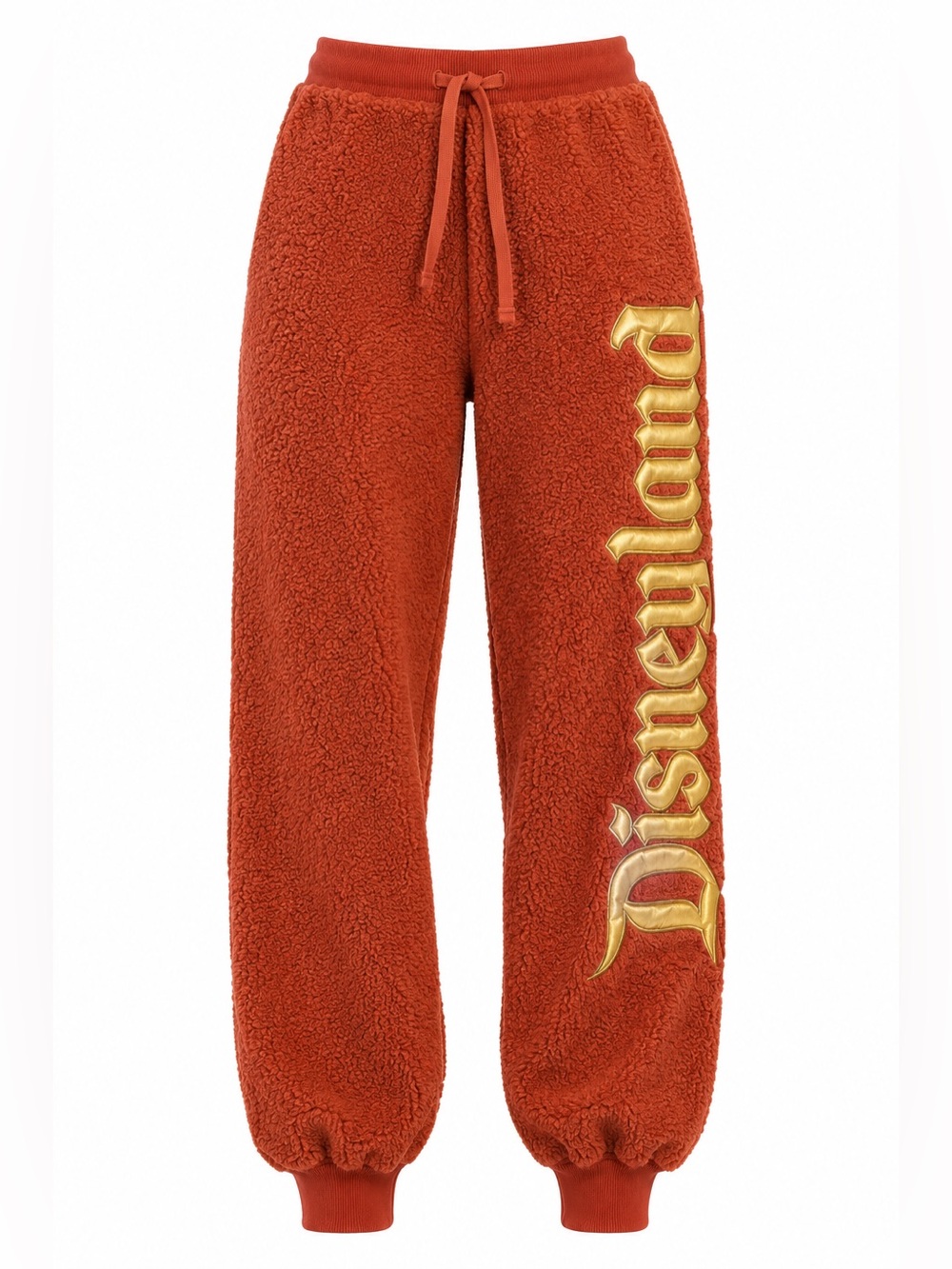 Disneyland Spirit Jersey Fleece Sweatpants Lounge Pants Size Small NWT Coral